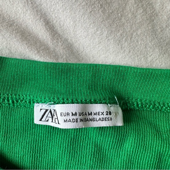 Zara Green Tank Top - Picture 2 of 2